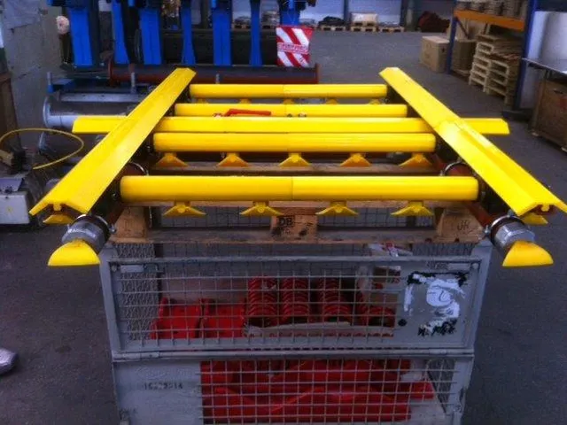Geleverde onderdelen voor een zeefmachine